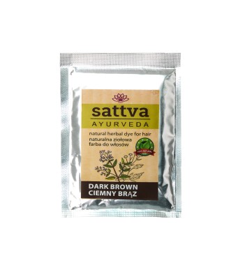 SATTVA HENNA SAC DK. BROWN 10G