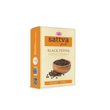 SATTVA FOODS SP. BLACK PEPPER WHOLE 100G