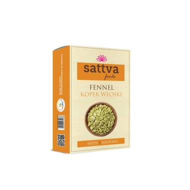 SATTVA FOODS SP. FENNEL SEEDS 100G