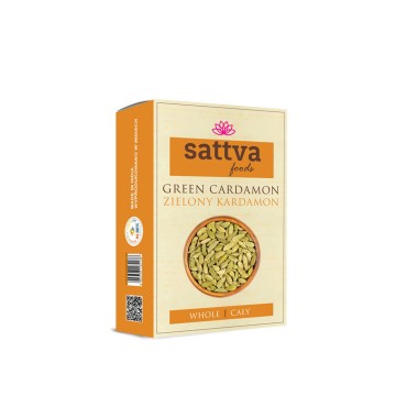 SATTVA FOODS SP. GREEN CARDAMON 100G