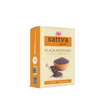SATTVA FOODS SP. MUSTARD SEED BLACK 100G