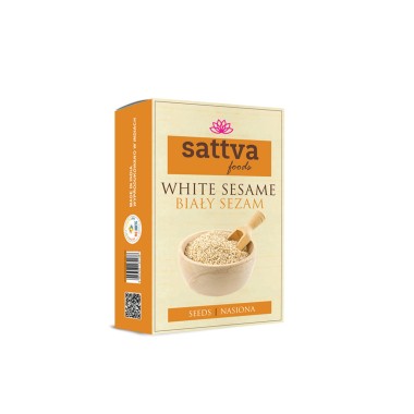 SATTVA FOODS SP. WHITE SESAME SEEDS 100G