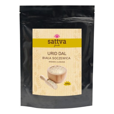 SATTVA FOODS DAL URID WASHED 500G