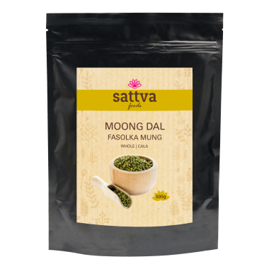 SATTVA FOODS DAL MOONG WHOLE 500G GREEN