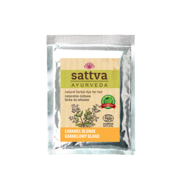 SATTVA HENNA SAC CARAMEL BLONDE 10G