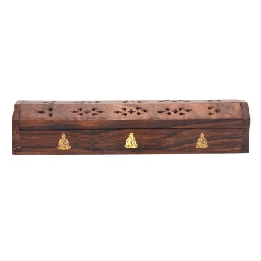 SATTVA INCENSE WOODEN BOX BUDDHA