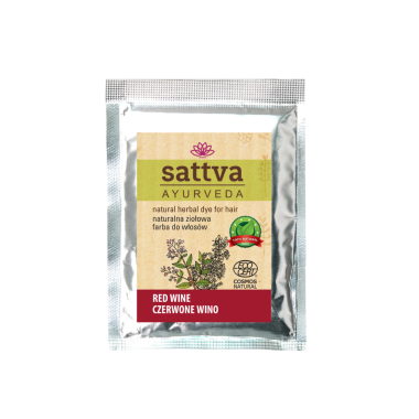 SATTVA HENNA SAC RED WINE 10G