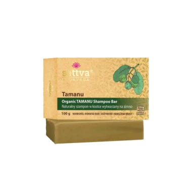 SATTVA ORGANIC SHAMPOO BAR TAMANU 100G