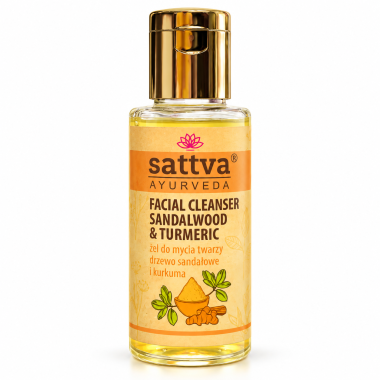 FACIAL CLEANSER SANDALWOOD & TURMERIC 100ML SATTVA