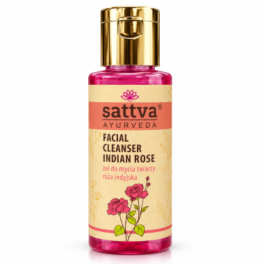 FACIAL CLEANSER INDIAN ROSE 100ML SATTVA