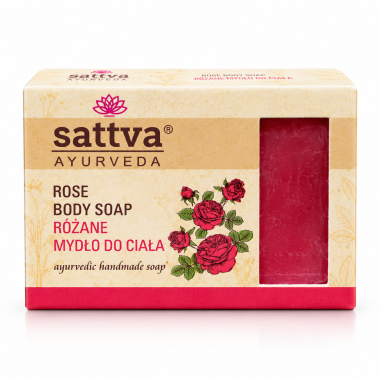 SOAP ROSE 125G SATTVA 