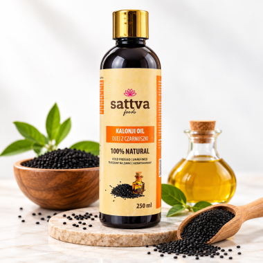 SATTVA OIL KALONJI 250ML  BLACK SEED