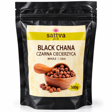 SATTVA FOODS BLACK CHICKPEAS (KALA CHANA) 500G